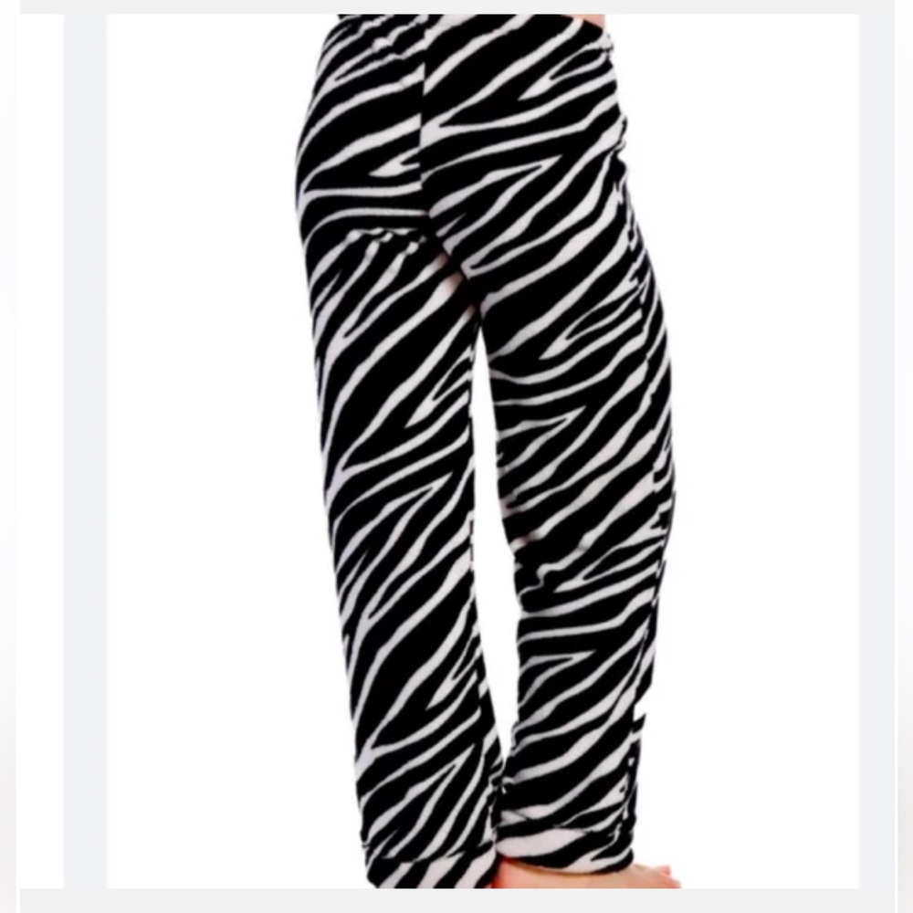 Sincerely Jules flowy slash pockets fly front zebra Print WideLeg Pants Small